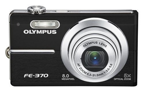 Childrens Toyshop  Electronics : Olympus FE-370 Digital Camera - Black (8MP, 5x Optical Zoom) 2.7" LCD