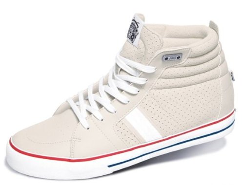 FMS Men's O.G. High-Top Skate Shoe,Lt. Sand/White,8 M US