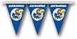Kansas Jayhawks 50 Ft. Party Pennant Flags - NCAA