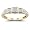 10k Yellow Gold 5-Stone Diamond Square Cluster Ring (1/4 cttw, I-J Color, I1-I2 Clarity), Size 7