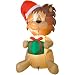 6ft Airblown Inflatable Christmas Lion