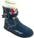 Ed Hardy Boot Straps Kids Suede Fur Boots