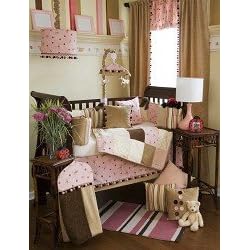 Just Buggy Crib Bedding, 5 piece set with Diaper Stacker by Glenna Jean