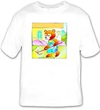 T-shirt with care, gardening, lawn