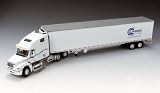 Classic Carrier - Freightliner Columbia with Refrigerated Trailer - 1/64 Scale