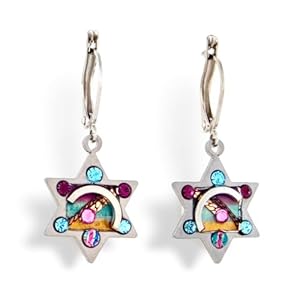 Star of David Judaic Earrings from the Artazia Collection #360 JE