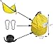 CUTEQUEEN TRADING Double Nest Ultralight Portable Outfitters Parachute Nylon Fabric Hammock for Travel Camping,Backpacking,Kayaking,Color: Yellow/Grey