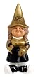 Purdue University Cheerleader Garden Gnome