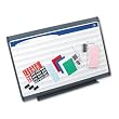 Quartet Prestige Plus DuraMax Porcelain Planning System, 3 x 2 Feet with 1 x 2 Inch Grid, Graphite Frame (PP1232)