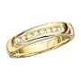 10K Yellow Gold 1/4 ct. Diamond Men's Wedding Band (Highest Quality)