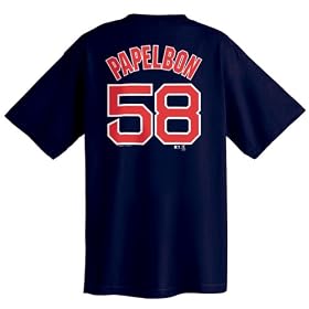 Jonathan Papelbon Boston Red Sox Youth Name and Number T-Shirt