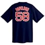 Jonathan Papelbon Boston Red Sox Name and Number T-Shirt (Small)