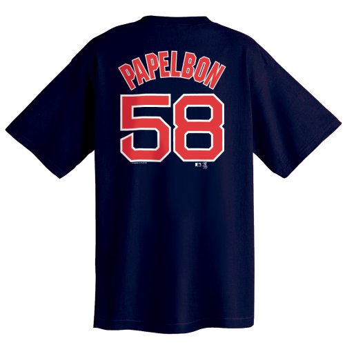 Jonathan Papelbon Boston Red Sox Youth Name and Number Tee