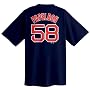 Jonathan Papelbon Boston Red Sox Name and Number T-Shirt