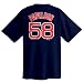Jonathan Papelbon Boston Red Sox Youth Name and Number Tee