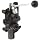 Prince LS-3000-2 Directional Control Valve, Logsplitter, 4 Ways, 3 Positions, Spring Center to Neutral, Cast Iron, 2750 psi, Lever Handle, 25 gpm, In/Out: 3/4" NPTF, Work: 3/4" NPTF