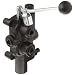 Prince LS-3000-2 Directional Control Valve, Logsplitter, 4 Ways, 3 Positions, Spring Center to Neutral, Cast Iron, 2750 psi, Lever Handle, 25 gpm, In/Out: 3/4" NPTF, Work: 3/4" NPTF