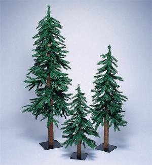 S&S Worldwide Alpine Christmas Trees Set