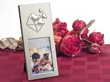 2x3 Silver Frame w Envelope w Hearts - Baby Shower Gifts & Wedding Favors