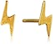 Dogeared It's the Little Things Lightening Bolt Post Earrings