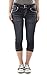 WallFlower Juniors Luscious Curvy Bling Denim Capris