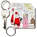 Santa at Wal-Mart - Set Of 4 Key Chains