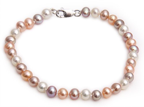 Kimura Pearls Damen Armschmuck 9 Karat (375) Wei&szlig;gold FMNS4507 Preisvergleich