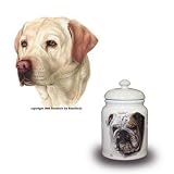 Classic Collection Dog Breed Treat Jar - Yellow Labrador