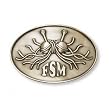 Flying Spaghetti Monster Belt Buckle - antique silver finish
