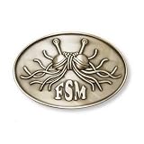 Flying Spaghetti Monster Belt Buckle - antique silver finish