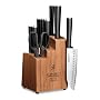 Ginsu 07200 12-Piece Akita Stamped Stainless Steel Knife and Bamboo Block Set