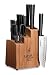 Ginsu 07200 12-Piece Akita Stamped Stainless Steel Knife and Bamboo Block Set