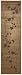 Nourison Zanibar Floral Vine Gold 2.3-Feet by 8-Feet Polyacrylic Runner Rug