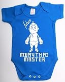 Future muay thai master funny kickboxing babygrow suit unique baby shower gift baby vest clothes