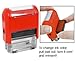 ExcelMark Self-Inking Rubber Teacher Grading Stamp - Tarde!