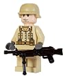 U.S. Marine with Light Machinegun (Operation Iraqi Freedom) - Custom LEGO Minifigure U.S. Marine with Light Machinegun (Operation Iraqi Freedom) - Custom LEGO Minifigure
