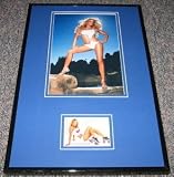 Chanel Ryan SEXY Lingerie Signed Framed Photo Display 11x17 BW
