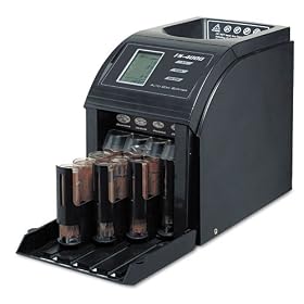 Royal Sovereign : Fast Sort FS-4000 Digital Coin Sorter, Pennies Through Quarters -:- Sold as 2 Packs of - 1 - / - Total of 2 Each