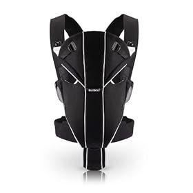 Babybjorn Miracle Baby Carrier (Black/Silver)