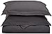 Clara Clark 3-Piece Premier 1800 Series Duvet Cover, Queen, Charcoal Gray