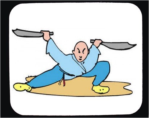 Decorated Mouse Pad with man, 