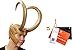XCOSER Loki Helmet Mask Props for Halloween Costume Classic