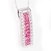 14K 1.60 CTW Pink Sapphire & Diamond Slide