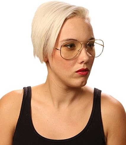 moodvision MV12: Aviator Gold Frame Rose Lens Fashion Glasses 58mm