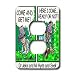 Londons Times Funny Society Cartoons - Dr. Jeky l And Mr. Hyde And Seek - Light Switch Covers - 2 plug outlet cover