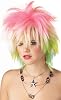 Buy Halloween - Adult 80s Punk Rock Women's Halloween Costume Wig