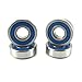 5x13x4mm Precision Ball Bearings ABEC 3 Rubber Seals (4) 695-2RS-BU