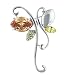 Jewelry : Multicolored Fancy Rhinestone Flower Pin