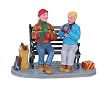 Lemax Vail Village Collection Enjoying A Chat Figurine # 62265