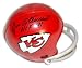 Jan Stenerud Autographed Kansas City Chiefs Throwback 2 Bar Mini Helmet Inscribed 